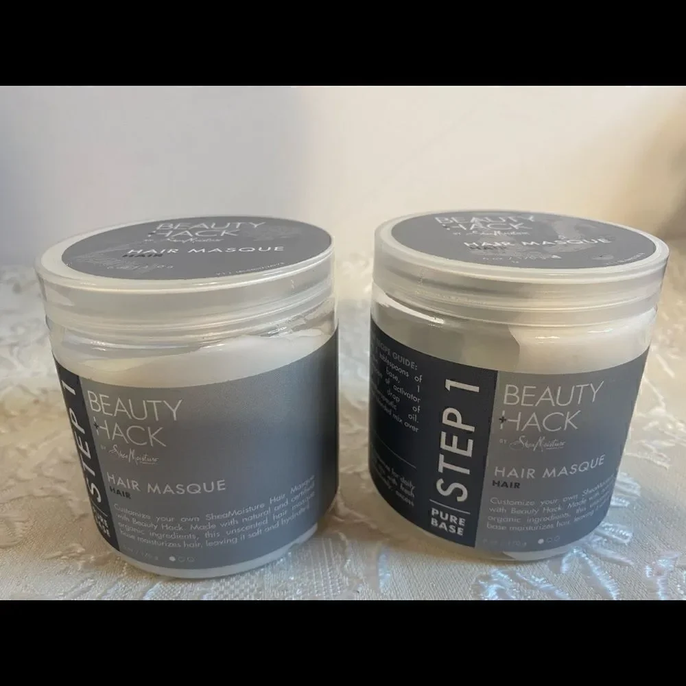 🛍Shea Moisture Beauty Hair Masque step1 Pure Base treatment